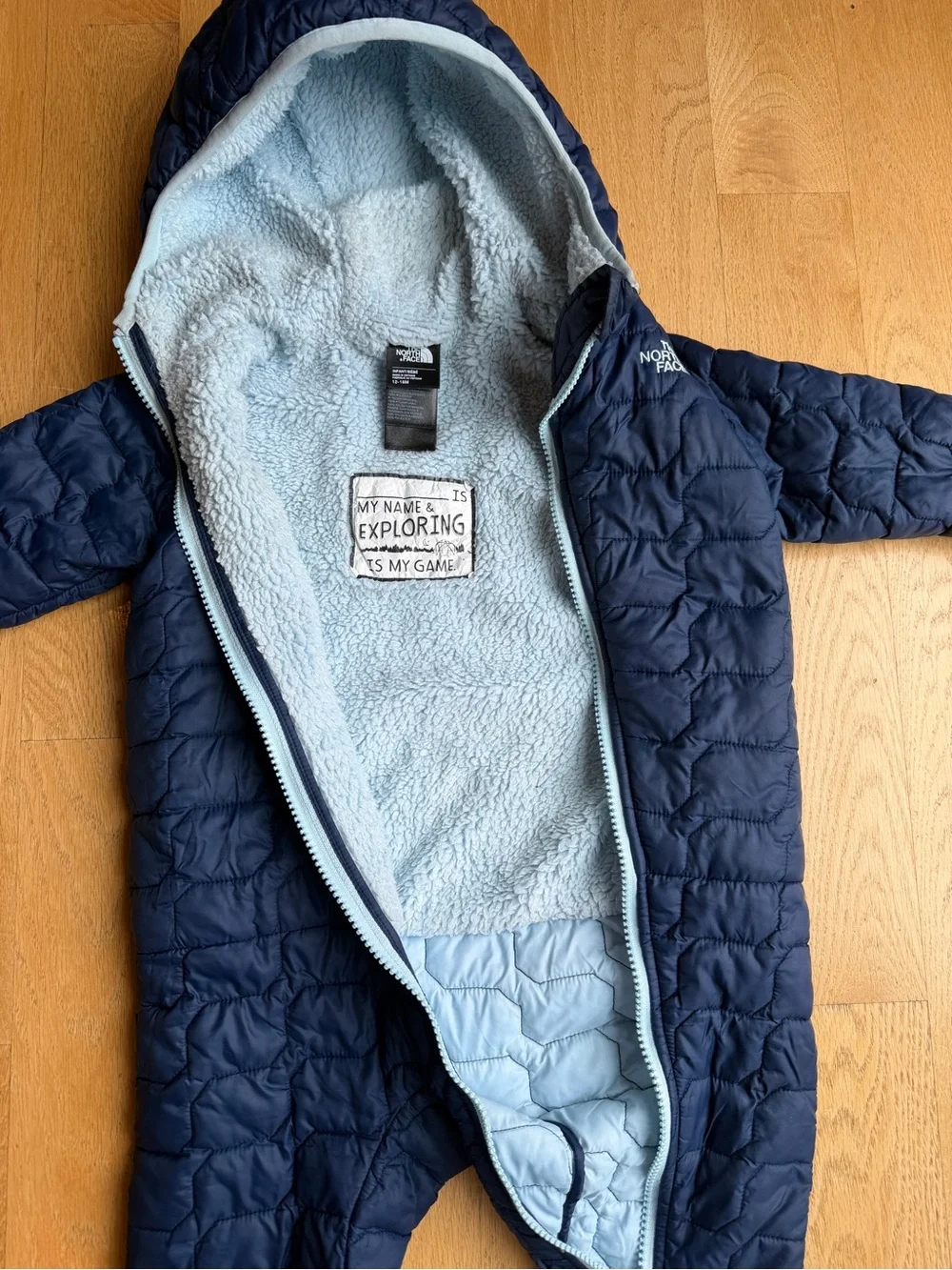 The North Face lined feet